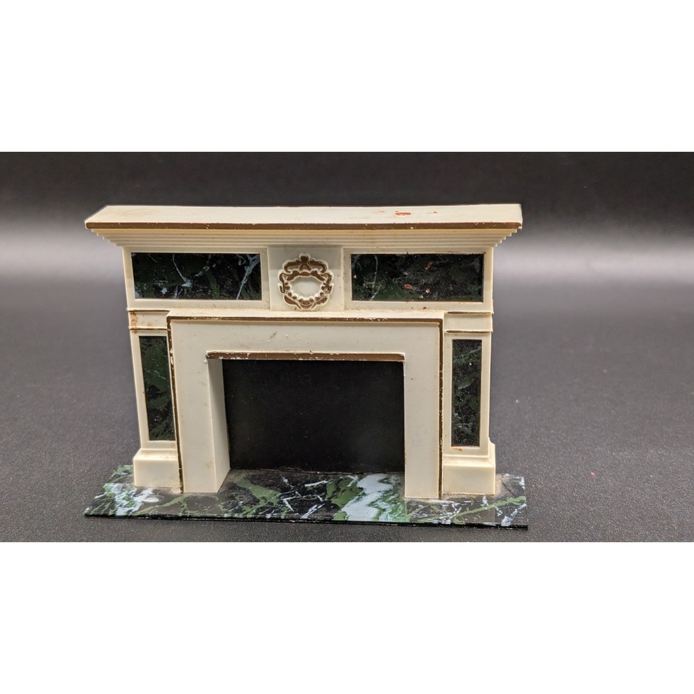 1960s Ideal Petite Princess Regency Hearthplace dollhouse miniature